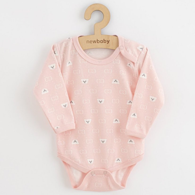 Detský eshop - Dojčenské body Classic II medvedík biely