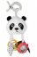 Detský eshop: Závesná plyšová hračka s hrkálkou a klipom canpol babies, panda