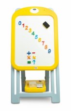 Detská magnetická tabuľa so stolíkom TOYZ TED - žltá