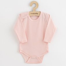 Detský eshop: Dojčenské body New Baby Classic II svetlo ružové