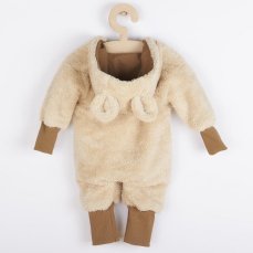 Detský eshop: Luxusný detský zimný overal New Baby Teddy bear béžový