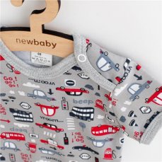 Dojčenské bavlnené tričko s krátkym rukávom New Baby Go!go!go!