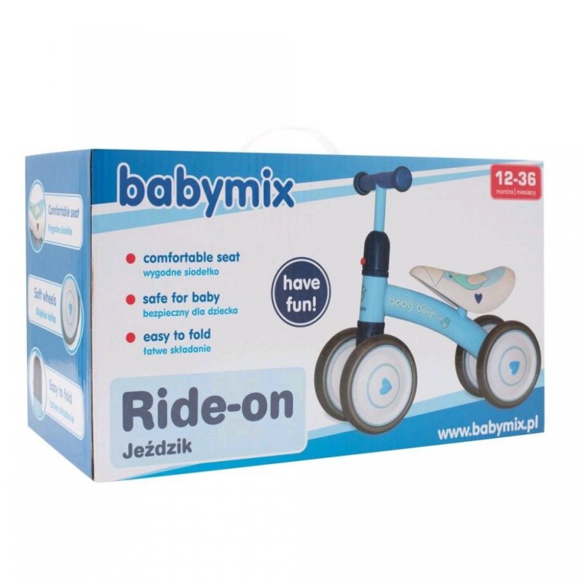 Detský eshop: Detské odrážadlo Baby Mix Baby Bike Čierna biela football
