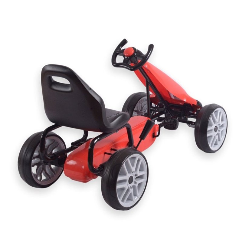 Detský eshop - Detská šliapacia motokára Go-kart Power červená