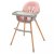 Detský eshop - Jedálenská stolička Freja wooden dusty pink