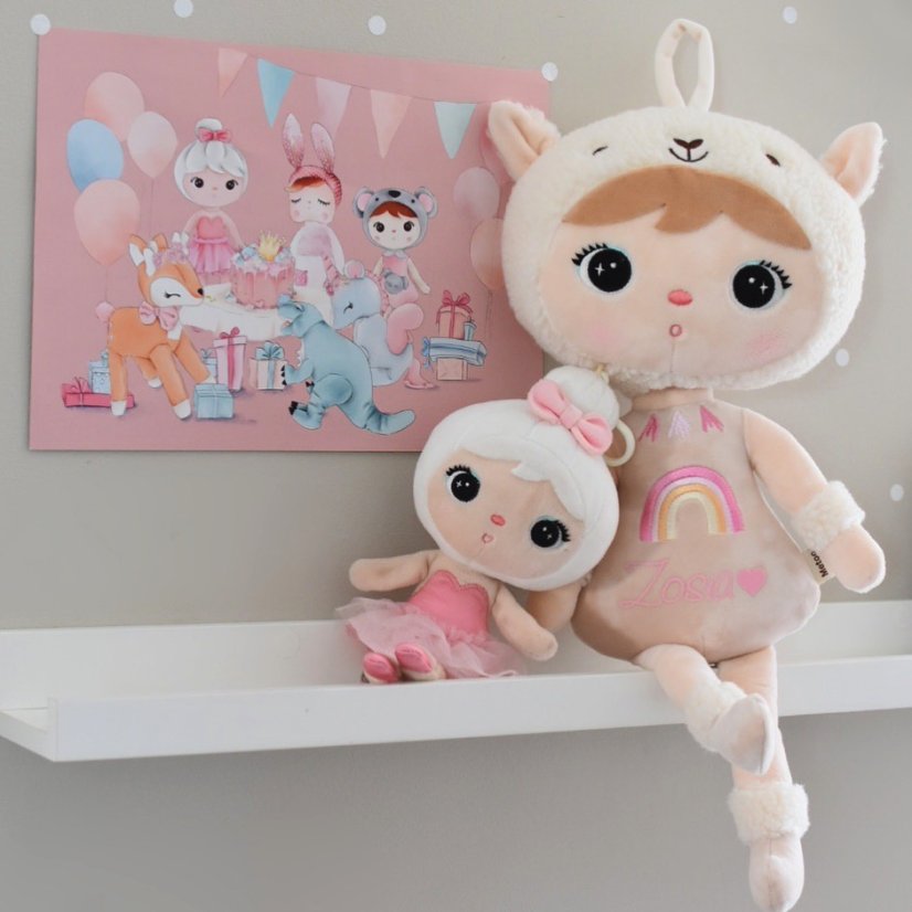 Látková bábika Boho Beige Llama béžová od značky Metoo