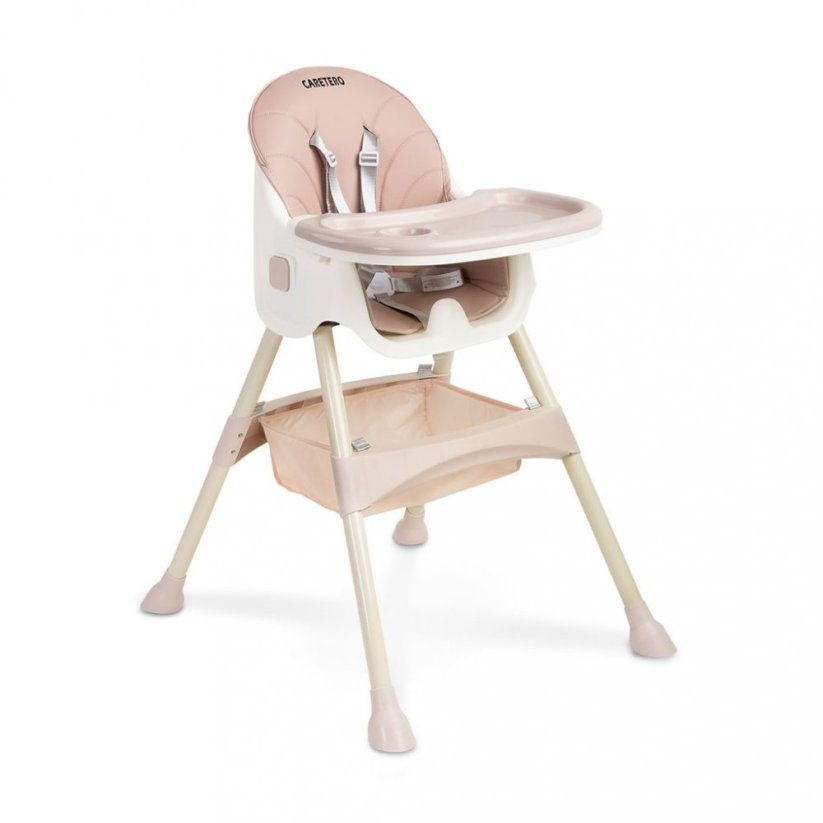 Detský eshop: Jedálenská stolička 2v1 CARETERO Bill pink