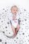 Detský eshop: Obliečka na dojčiaci vankúš v tvare C New Baby Hviezdy sivé