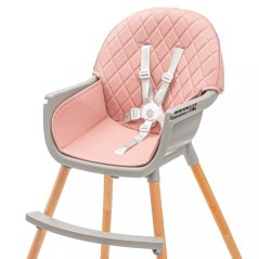 Detský eshop - Jedálenská stolička Freja wooden dusty pink