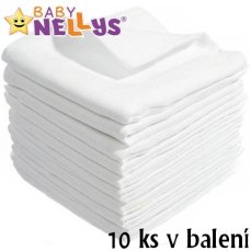 Detský eshop: Kvalitné bavlnené plienky Baby Nellys - TETRA BASIC 80x80cm, 10 ks v bal.