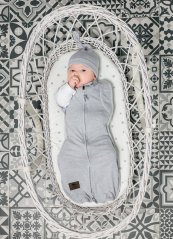 Detský eshop - Zavinovačka Second Step Swaddle s čepičkou zdarma Bohemian Sand