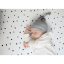 Dojčenské čiapočky (0-2 m) – sada dvoch čiapok PASTEL GREY/MINT, od značky Sleepee