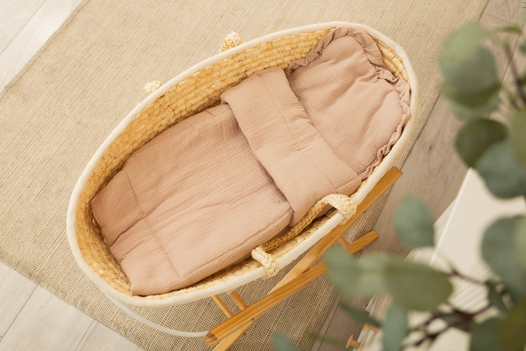 Mušelínová sada do kočíka, béžová, od značky Sensillo