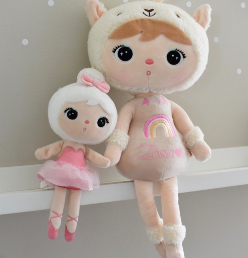 Látková bábika Boho Beige Llama béžová od značky Metoo