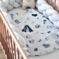 Detský spací vak NEW LOVE BABY, 70 cm, modrý, od značky Baby Nellys