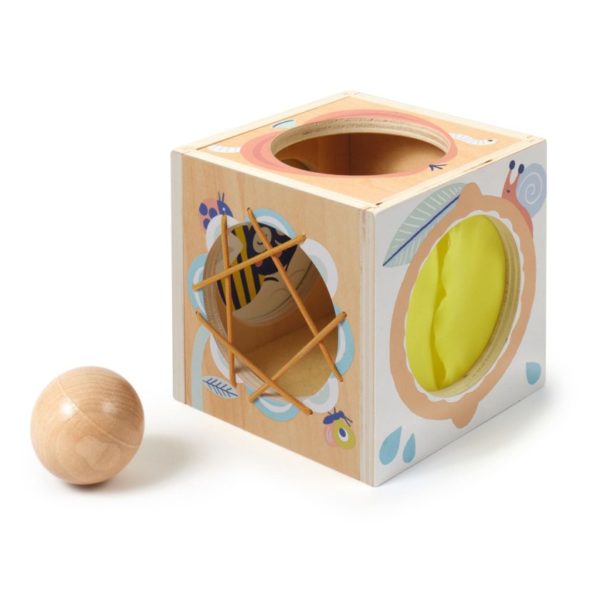 BabyBox, rozvojová drevená hračka, od 10 mesiacov, značka Djeco
