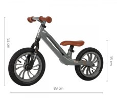 Detský eshop: Detský balančný bicykel, odrážadlo racer, šedé