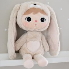 Plyšová bábika Zajačik, bledo béžová, 50 cm od značky Metoo