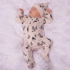 Detský eshop: Dojčenská bavlnená šatka na krk Nicol Bambi