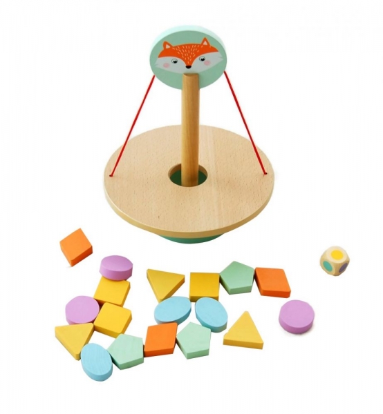 Detský eshop: Balančná hra s tvarmi - líška, značka Adam Toys