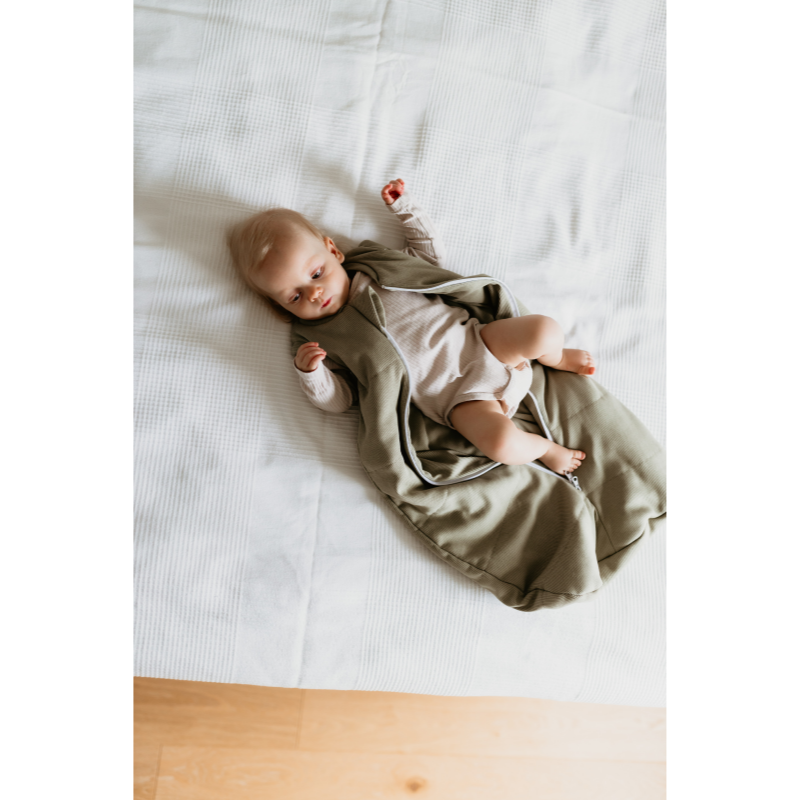 Celoročný spací vak a zavinovačka 2v1 KHAKI, khaki, (0-7 m) od značky Sleepee