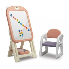 Detský eshop: Detská tabuľa so stoličkou TED Toyz pink