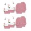 Detský eshop: Dojčenské bavlnené rukavičky Nicol Emily 4 páry