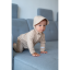 Detská rastúca zaväzovacia čiapka so šiltom, PASTEL Beige, béžová, od značky Moniel
