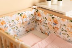 Ochranný mantinel do postieľky PIVONKA broskyňová, od značky Sensillo