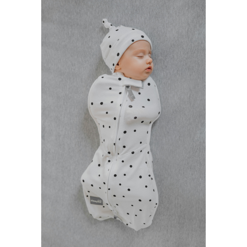 Dojčenské čiapočky (2-4 m) – sada dvoch čiapok BOHEMIAN SAND/BOHEMIAN BOTANIC, od značky Sleepee