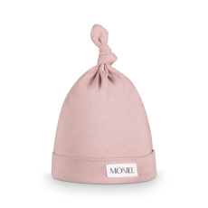 Detská čiapka, PASTEL Pink, ružová, 0-3 mesiace, od značky Moniel
