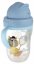 Detský eshop: Nevylievací dojčenský hrnček so slamkou a závažím bonjour paris  - modrý, 270 ml, značka Canpol Babies