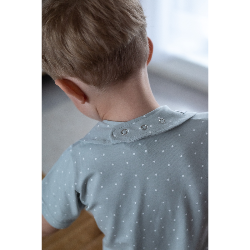 Detský drooler s nastaviteľnou veľkosťou, DOTS Beige, béžová, 0-24 mesiacov, od značky Moniel