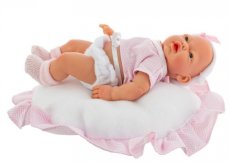 Detský eshop: Nines luxusná bábika golosinas na vankúši s vôňou vanilky - 26 cm