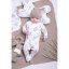 Detský eshop: Dojčenské bavlnené dupačky Nicol Ella biele