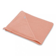 Detský eshop - Detská luxusná froté osuška s kapucňou Comfortably 80x80 pink