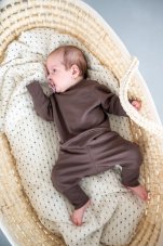 Detské rastúce tepláky Moniel Basic Chocolate (čokolárová) od značky Moniel