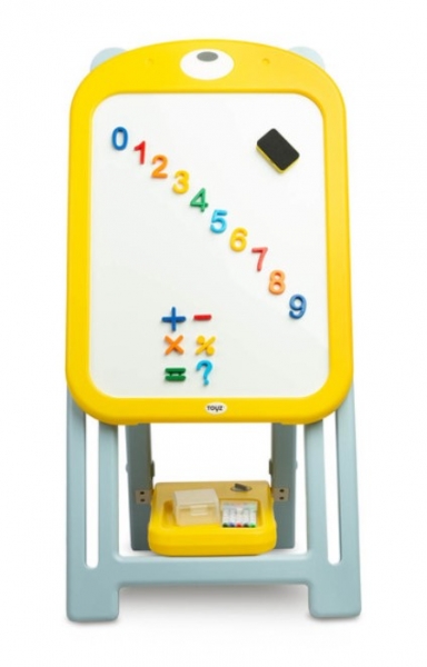 Detský eshop: Detská magnetická tabuľa so stolíkom toyz ted - žltá