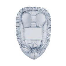 Detský eshop - Hniezdočko s perinkou pre bábätko PURE blue Detský eshop - Hniezdočko s perinkou pre bábätko PURE blue