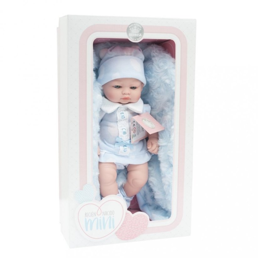 Detský eshop: Luxusná detská bábika-bábätko chlapček Berbesa Alex 28cm
