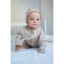 Detský podbradník/slintáčik s nastaviteľnou veľkosťou, PASTEL Beige, béžová, 0-24 mesiacov, od značky Moniel