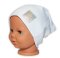 Detský eshop: Detská funkčná čiapočka s dvojitým lemom - biela