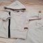 Detská dresová súprava: mikina na zips + nohavice (74-86) Alabaster Beige, od značky Kazum - Veľkosť: 80 (9-12m)