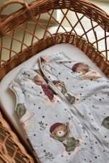 Spací vak s nohami Teddy and Moon – béžový, veľkosť S (0–2,5 roka)