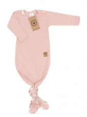 Z & Z Dojčenský rastúce bavlnený overal + čiapočka, ružový