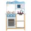 Detský eshop: Drevená kuchynka s príslušenstvom, 85 x 60 x 30 cm - modrá, značka ECO TOYS