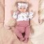Detský eshop: Dojčenské bavlnené rukavičky Nicol Emily 4 páry