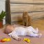 Detský eshop: Dojčenský bavlnený overal New Baby Practical biely dievča