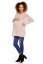 Detský eshop: Perličkový tunikový svetrík lory melírkovaný - béžový, veľ. s/m, značka Be MaaMaa