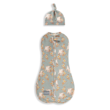 Zavinovačka First STEP SWADDLE s čiapkou zadarmo, VINTAGE ANIMALS SKY BLUE, od značky Sleepee